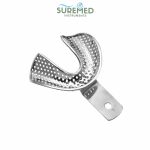 2 Large Impression Tray, Full Denture, Lower, Perforated
