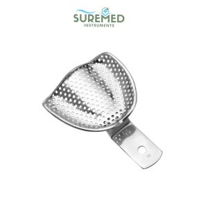 3 Medium Impression Tray, Full Denture, Upper, Perforated