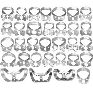 32 Piece Dental Rubber Dam Clamps Set