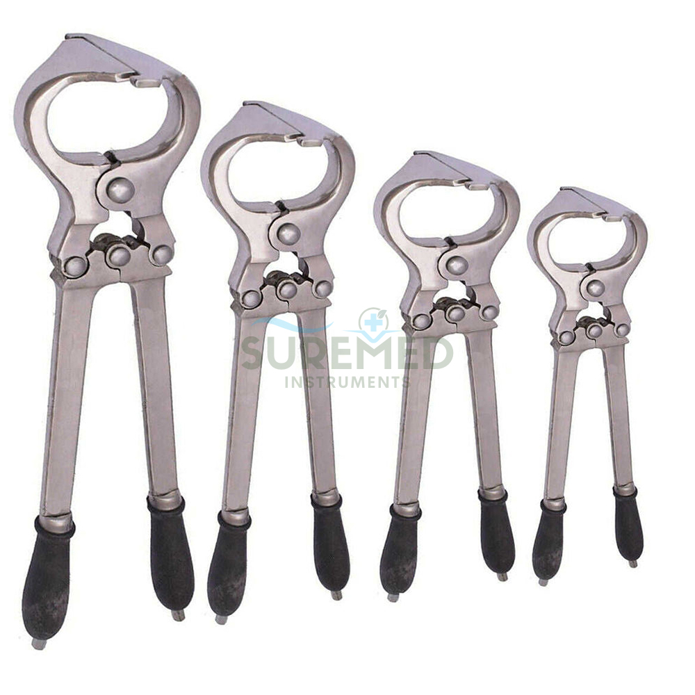 AA Pro 9" Burdizzo Style Bloodless Castration Plier – Emasculator For Livestock