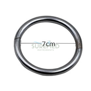 Bull Nose Ring Stainless Steel 7cm