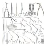 160 30 Pcs Stainless Steel Reusable Endoscopic Sinus Surgery Instrument Set Nasal Endoscopy Tools for Sinus Treatment Drainage