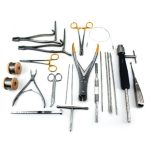 150 20 Pcs Veterinary Orthopedic Instrument Kit Stainless Steel Surgical Tools Set Hospital Grade CE ISO Certified Sterilizable