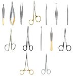 50Stainless Steel Blepharoplasty Eyelid Surgery Instrument Set Manual Reusable Precision Tools